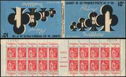 CARNETS (N°Cérès Jusqu'en1964) -  229  Paix, 50c. Rouge, N°283D, T IV, S. 381, VALISERE, Daté 22/2/36, N°36580, TB - Autres & Non Classés