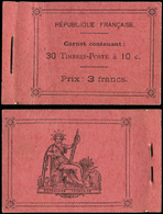 CARNETS (N°Cérès Jusqu'en1964) -  Couvertures De Carnets 138-C7, 30 T. à 10c., TB - Autres & Non Classés