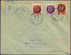 Let TIMBRES DE LIBERATION - Let  CHOLET 5 + 6 + 10 : Obl. Cholet 31/8/44 Sur Env., TB, Signé Mayer - Libération