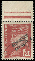 TIMBRES DE LIBERATION -  EVREUX 9 : 1f20 Brun-rouge, Obl., TB - Libération