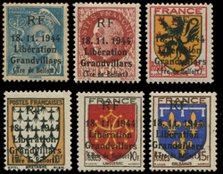 ** TIMBRES DE LIBERATION - **   GRANDVILLARS 4, 10, 17C Et 20C/22C : N°10 *, TB - Libération