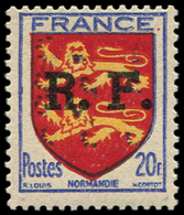 ** TIMBRES DE LIBERATION - **   LYON 19C : Normandie, 20f., TB. C - Libération