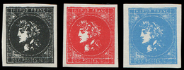 ** TIMBRES DE LIBERATION - **   LA MURE 2 : 10c. Tête De Liberté, En Noir, Rouge Et Bleu, TB - Libération