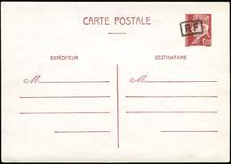 Let TIMBRES DE LIBERATION - Let  POITIERS 38c : CP Entier 1f20 Brun Rouge, Surcharge T III, TB, Certif. P. Scheller - Libération