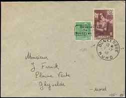 Let Spécialités Diverses - Let  GUERRE DUNKERQUE Poste N°386 + 414 Obl. Dunkerque 1/7/40 Sur Env., Arr. Ghyvelde Le 2/7, - Guerre (timbres De)