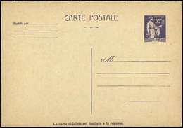 Let ENTIERS POSTAUX - Let  Paix, 55c. Violet, CPRP N°C3, R, TB, Cote 1600 - Autres & Non Classés