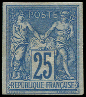 * *    35   25c. Bleu, Timbre RR Neuf, Frais Et TB. C - Autres & Non Classés