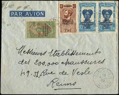 Let Let  A.E.F. N°23 + Congo N°82 + Gabon N°119 Paire Obl. SINDARA/GABON 19/8/39 S. Env., TB - Autres & Non Classés