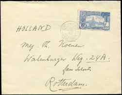 Let Let  GUADELOUPE 117 : 1f50 Bleu Et Outremer Obl. Càd SAINT BARTHELEMY 20/7/35 S. Env. Pour ROTTERDAM, Passage BASSE  - Autres & Non Classés