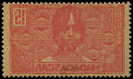 ** **   MADAGASCAR 166 : 15c. Rouge, Impression RECTO-VERSO, Gomme Mate, TB - Autres & Non Classés