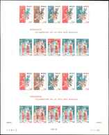 ** **   MONACO BF 19 : Europa 1981, PAIRE Verticale, ESSAIS De COULEUR NON DENTELES, CD 14/11/80, TB - Blocs