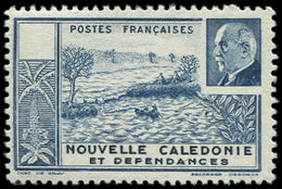 ** **   NOUVELLE CALEDONIE 194a : Pétain (2f.50) Bleu, SANS Faciale, TB, Cote Maury - Oblitérés