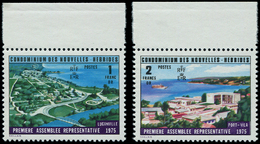 ** **   NOUVELLES HEBRIDES 433a/34a : NON EMIS, Bdf, TB - Otros & Sin Clasificación