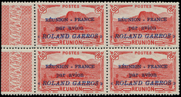 ** **   REUNION PA 1 : 50c. Rouge, Roland Garros, BLOC De 4, TB - Autres & Non Classés