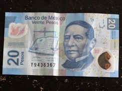 MEXIQUE MEXICO 20 PESOS SERIE M 3 MAY 2010 - BON ETAT MAIS A CIRCULE - PETITE ANNOTATION - BENITO JUAREZ - Mexico