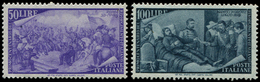 ** **   ITALIE 528/29 : 50l. Violet Et 100l. Bleu-gris, TB - Oblitérés