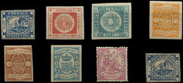 Lot De 8 Faux Sperati, Pays Divers Marqués Faux Au Verso Et Signés, B/TB - Collections (en Albums)