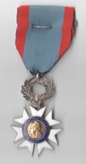 MEDAILLE EDUCATION CIVIQUE 1933 , émail - Francia