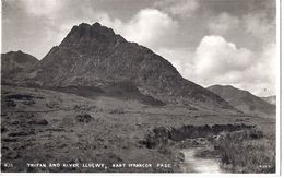 CPP Angleterre Pays De Galles TRYFAN AND RIVER LLUCWY NANT FFRANCON PASS Montagne Rivière - Municipios Desconocidos