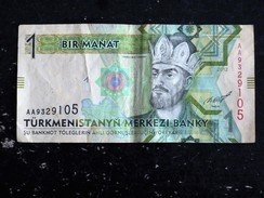 TURKMENISTAN 1 MANAT 2012 - Turkmenistan