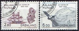 GREENLAND  # FROM 1985  STAMPWORLD 157-58 - Used Stamps