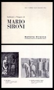 Catalogo Mostra Inchiostri E Tempere Di MARIO SIRONI. Galleria Ciranna - Milano Dal 4 Aprile 1964. - Kunst, Architektur