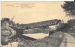 AVELGHEM - 1914 - GESPRONGEN SPOORWEGBRUG  OVER DE SCHELDE - Ohne Zuordnung
