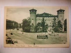 Carte Postale Italie - Piazza Castello - Palazzo Madama (Petit Format Non Circulée ) - Palazzo Madama