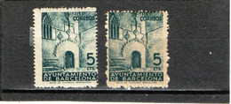 ESPAGNE   Barcelone   1938  Y.T. N° 38  39  NEUF*  Charnière - Barcellona