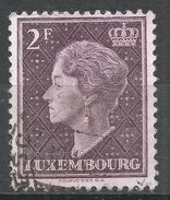 Luxembourg 1948. Scott #257 (U) Grand Duchess Charlotte - 1948-58 Charlotte Linkerkant