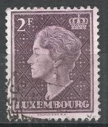 Luxembourg 1948. Scott #257 (U) Grand Duchess Charlotte - 1948-58 Charlotte Left-hand Side