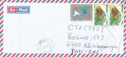 Rwanda 2004 Gisenyi Dove Pigeon Peace Year Snail Cover - Usados