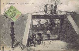 Dahomey - Travaux Du Chemin De Fer - Dahomey