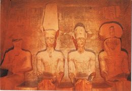 25764. Postal Templo ABU SIMBEL (egypt), Santuario Del Templo, Interior - Temples D'Abou Simbel