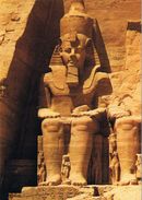 25765. Postal Templo ABU SIMBEL (egypt), Estatua Ramses II, Exterior Templo - Temples D'Abou Simbel