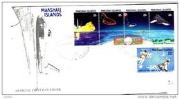 FDC Marshall Islands 02 03 1988; Navette Spatiale. - Océanie