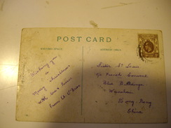 HONG-KONG  Carte Postale Pour La CHINE 1912-19 - Lettres & Documents