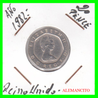 GRAN BRETAÑA     MONEDA DE  20 PENCE .    AÑO 1982 - 20 Pence