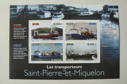 St.Pierre Et Miquelon - BF Yvert N° 10 Neuf ** (MNH) - Bateaux - Blokken & Velletjes