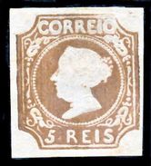 !										■■■■■ds■■ Portugal 1863 REPRINTS AF#1 Queen Maria 5 Réis (x7475) - Prove E Ristampe