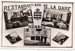 MONACO  -  Restaurant - Bar De La Gare  -  Multi Vues - Cafés & Restaurants