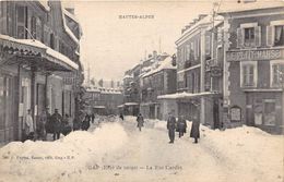 05-GAP- EFFET DE NEIGE, LA RUE CARNOT - Gap