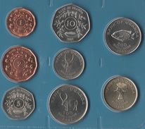 UGANDA COIN SET 8 MONNAIES 1 SHILLING  - 500 SHILLING  1987 - 2008 ANIMALS - Uganda