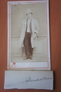 CDV 19's Carte De Visite Albert NAGELMACKERS Portrait En Pied - Oud (voor 1900)