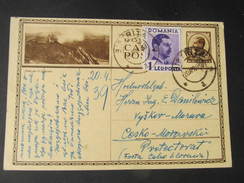 GANZSACHE Bistrita - Vyskov 1939 //  D*27440 - Covers & Documents