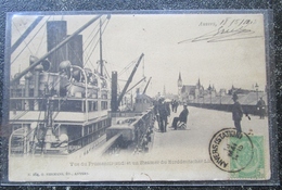 Anvers Norddeutascher  Lloyd Steamer Vue Promenoir Sud Anvers Belgique 1903 Compagnie Allemande - Other & Unclassified