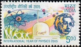 INDIA 2005 International Year Of Physics Albert Einstein Noble Prize Winner 1v Stamp MNH - Albert Einstein