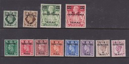 Italy-Occupied Colonies-British Occupation Tripolitania S 14-25 1950 British Stamps Overprinted  B.A Tripolitania, MNH - British Occ. MEF