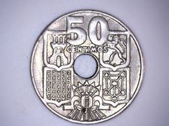 ESPAGNE / SPAIN 50 CENTIMOS 1949 (* 62 ) ETOILE 62 - 50 Centiem