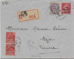 1930 - CAISSE D'AMORTISSEMENT - SEMEUSE Sur ENVELOPPE De PARIS => BEJA (TUNISIE) - 1927-31 Sinking Fund